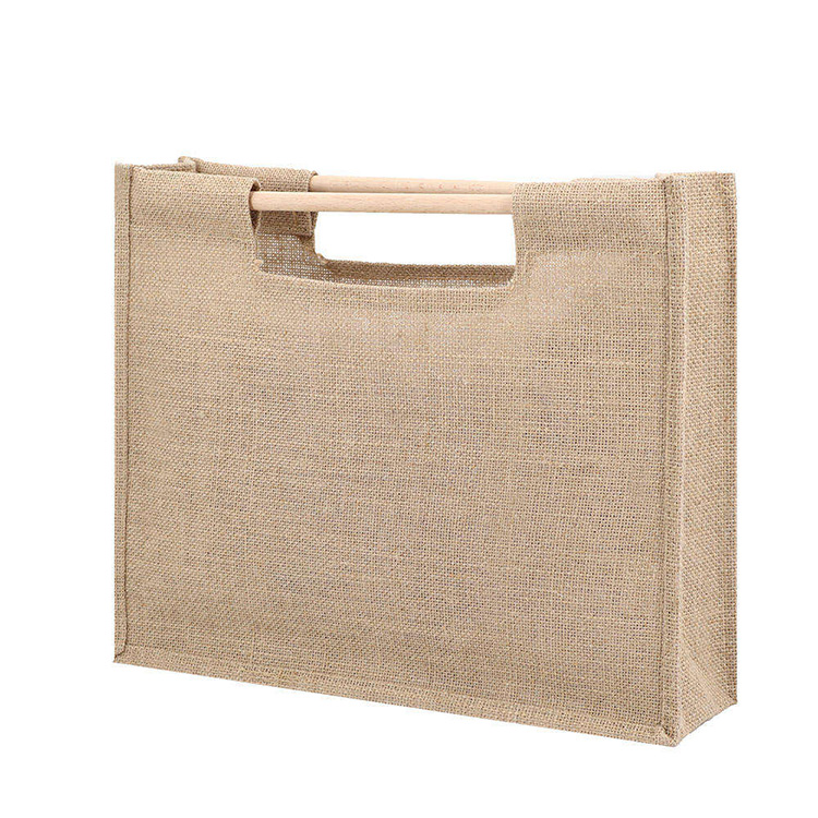 Custom Jute Tote Bags HMD-031