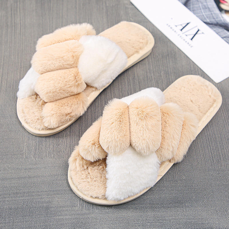 Custom Fluffy Slippers TX-0003